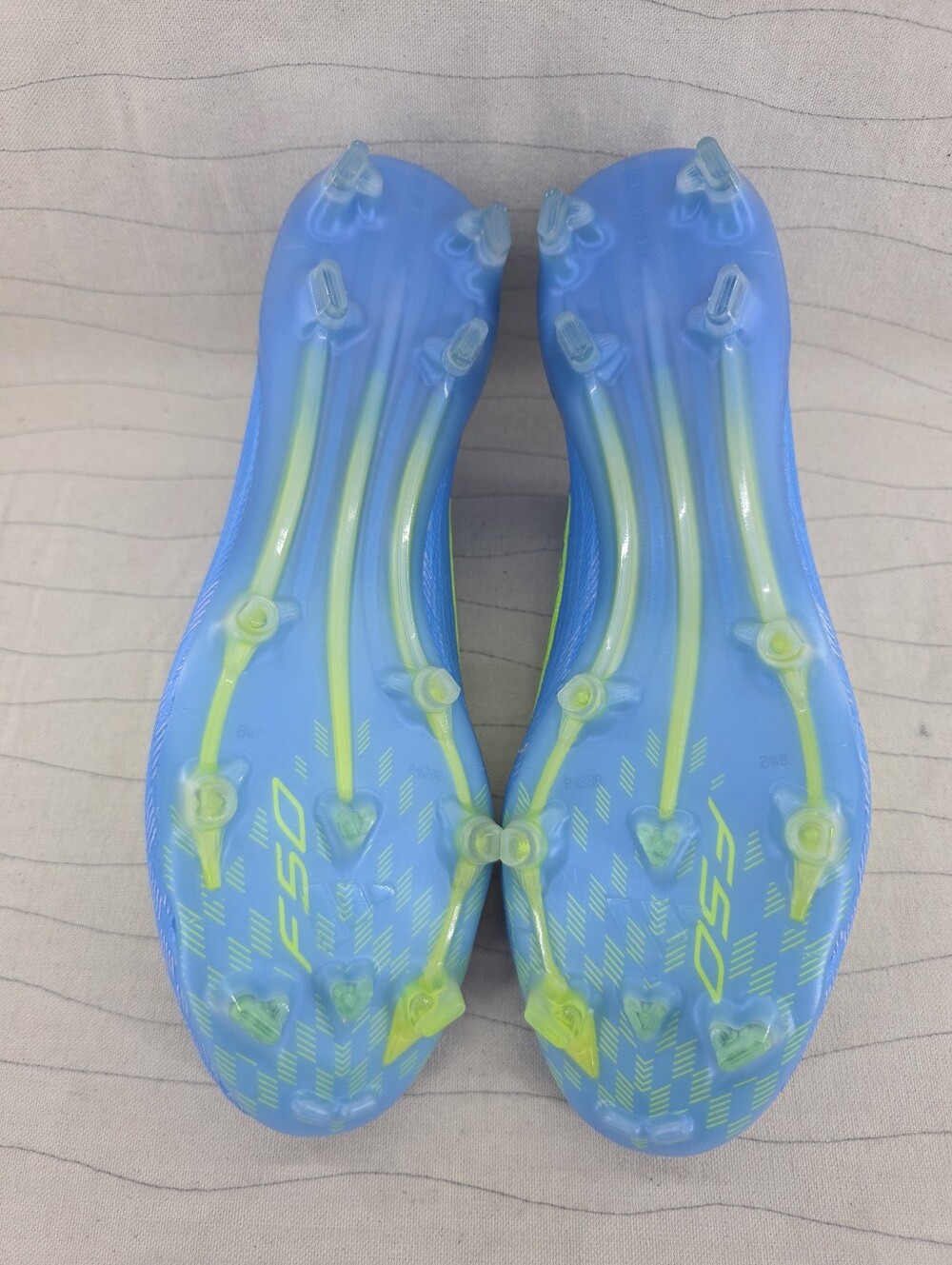 Adidas F50 Elite Laceless FG Lucid Blue Soccer Cleats JR6461 Sz 9.5 Men/10.5 Wom - Picture 9 of 11